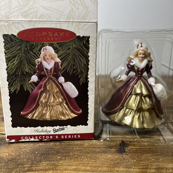 4 Collectible Hallmark Keepsake Barbie Christmas Ornaments w/ Original Box - Picture 11 of 16